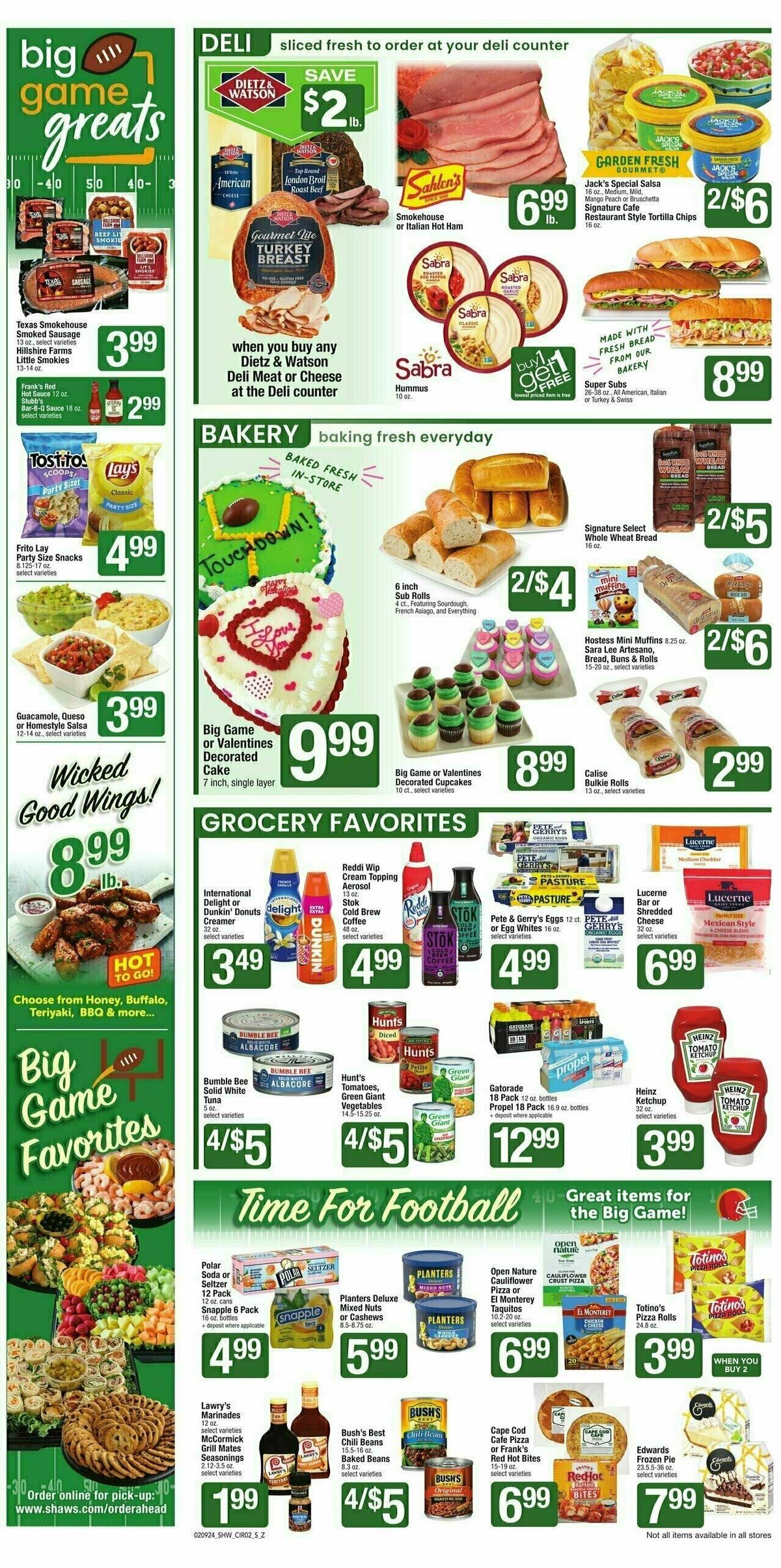 Shaw's Weekly Ad from February 9