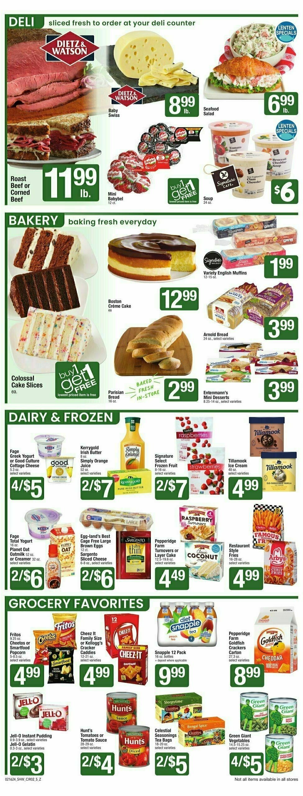 Shaw's Weekly Ad from February 16