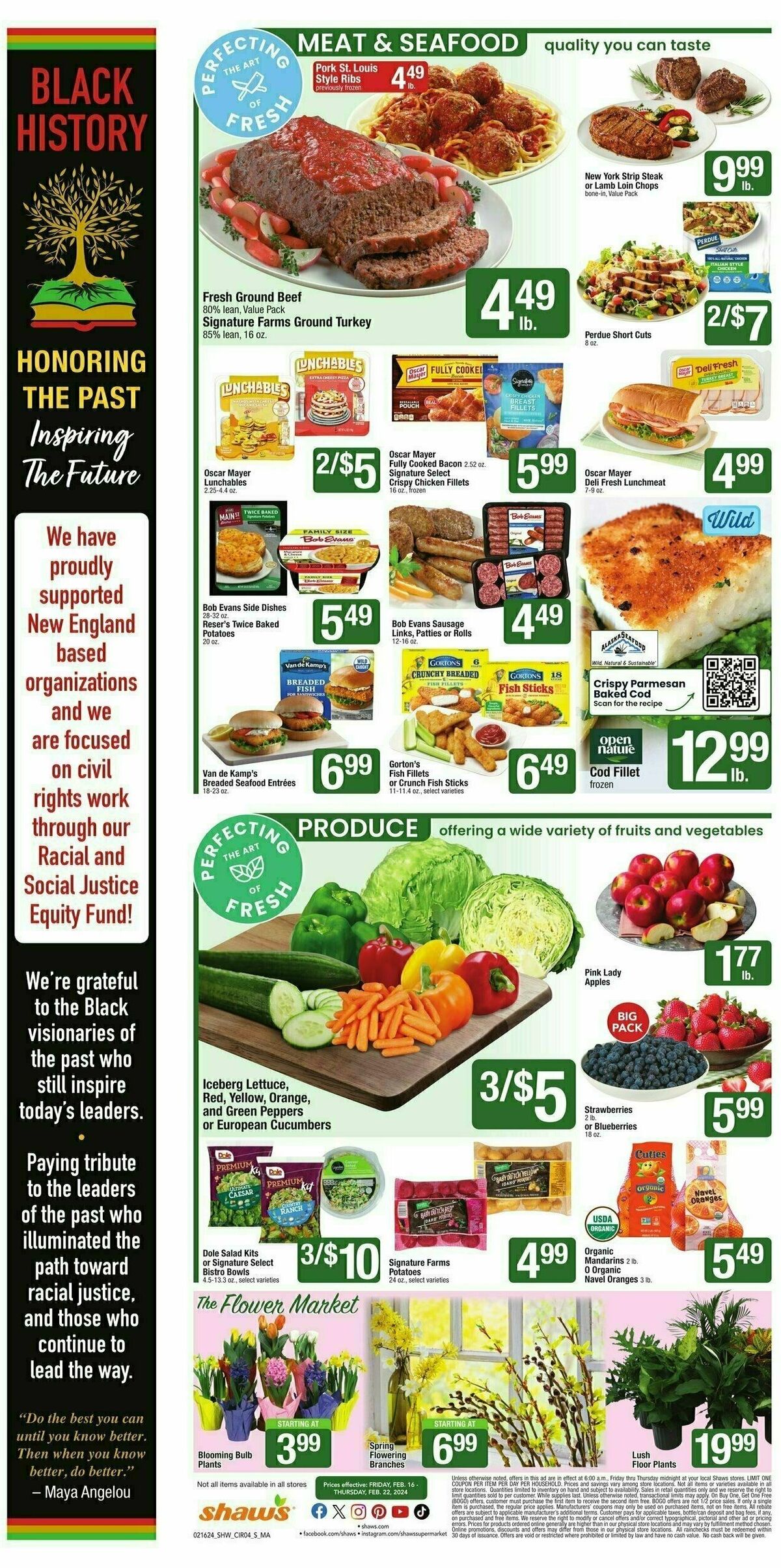 Shaw's Weekly Ad from February 16