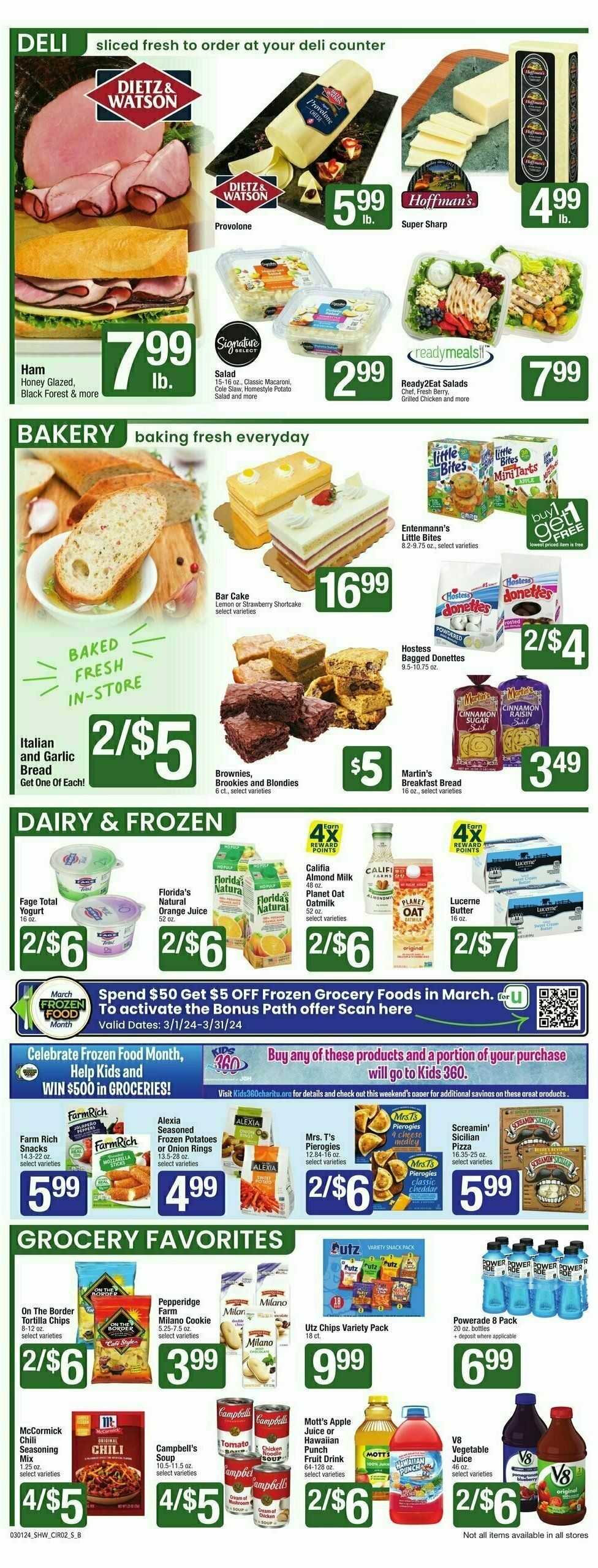 Shaw's Weekly Ad from March 1