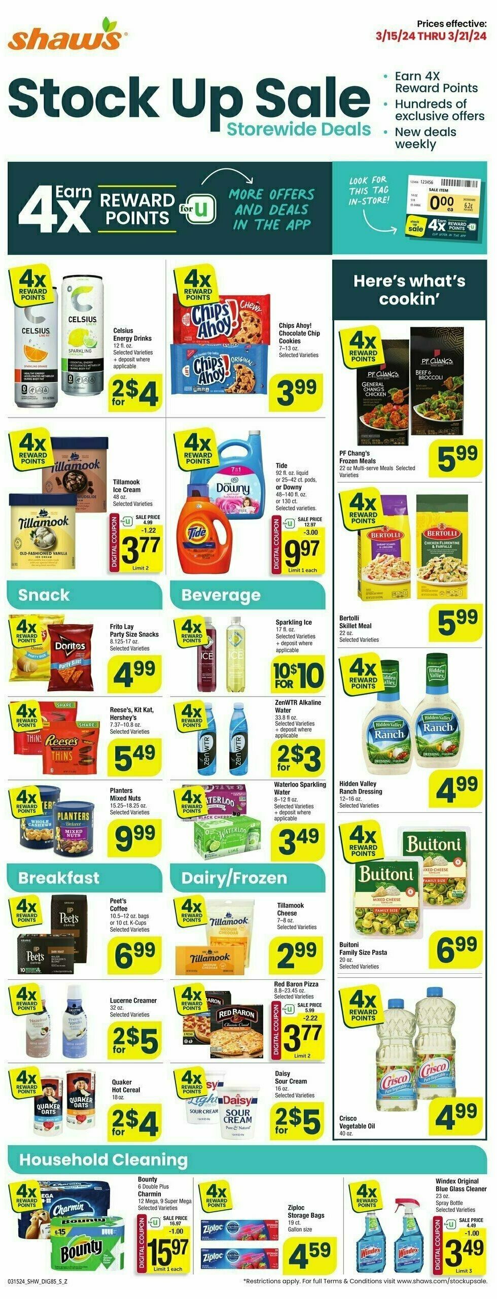 Shaw's Weekly Ad from March 15