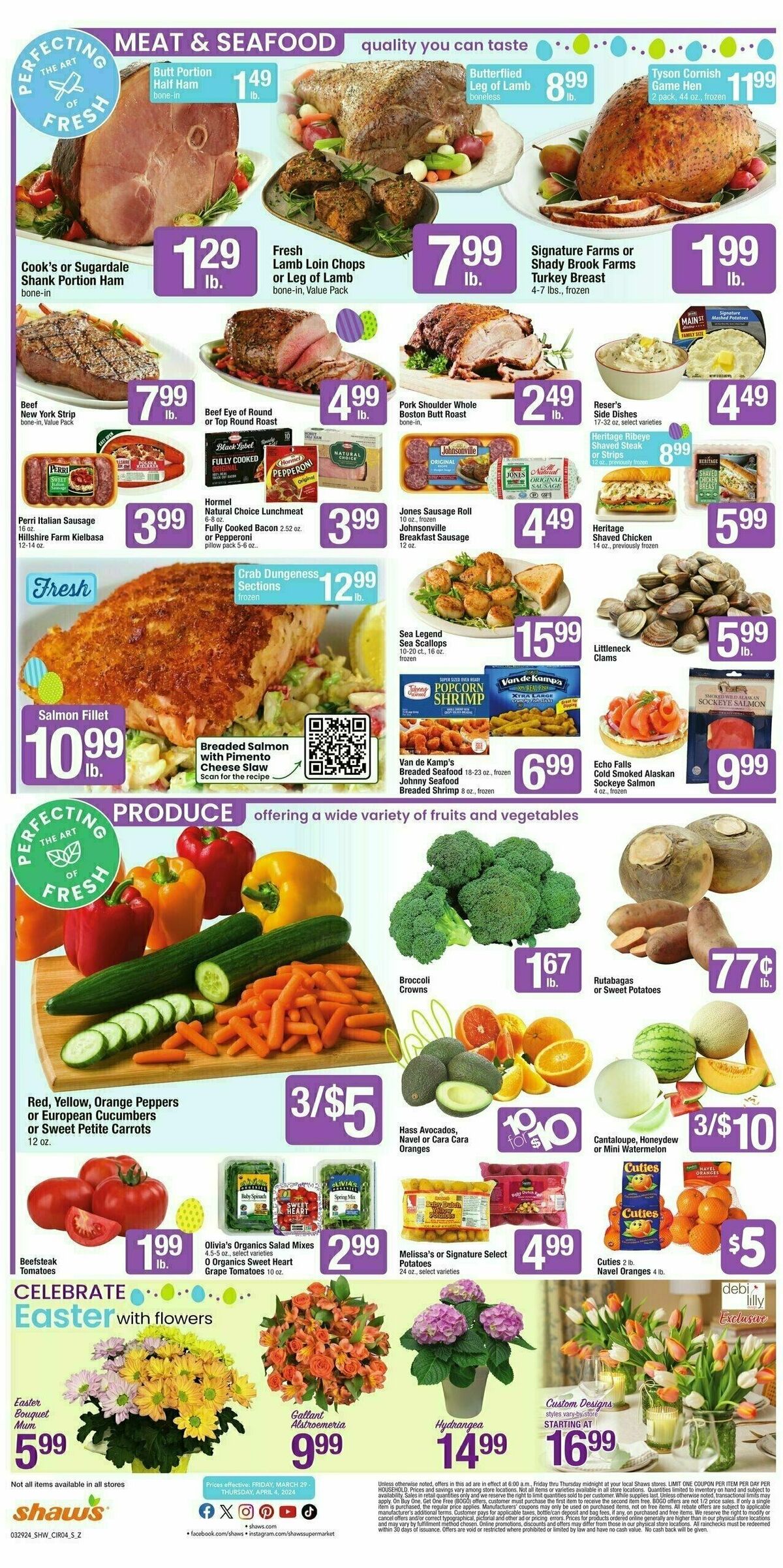 Shaw's Weekly Ad from March 29