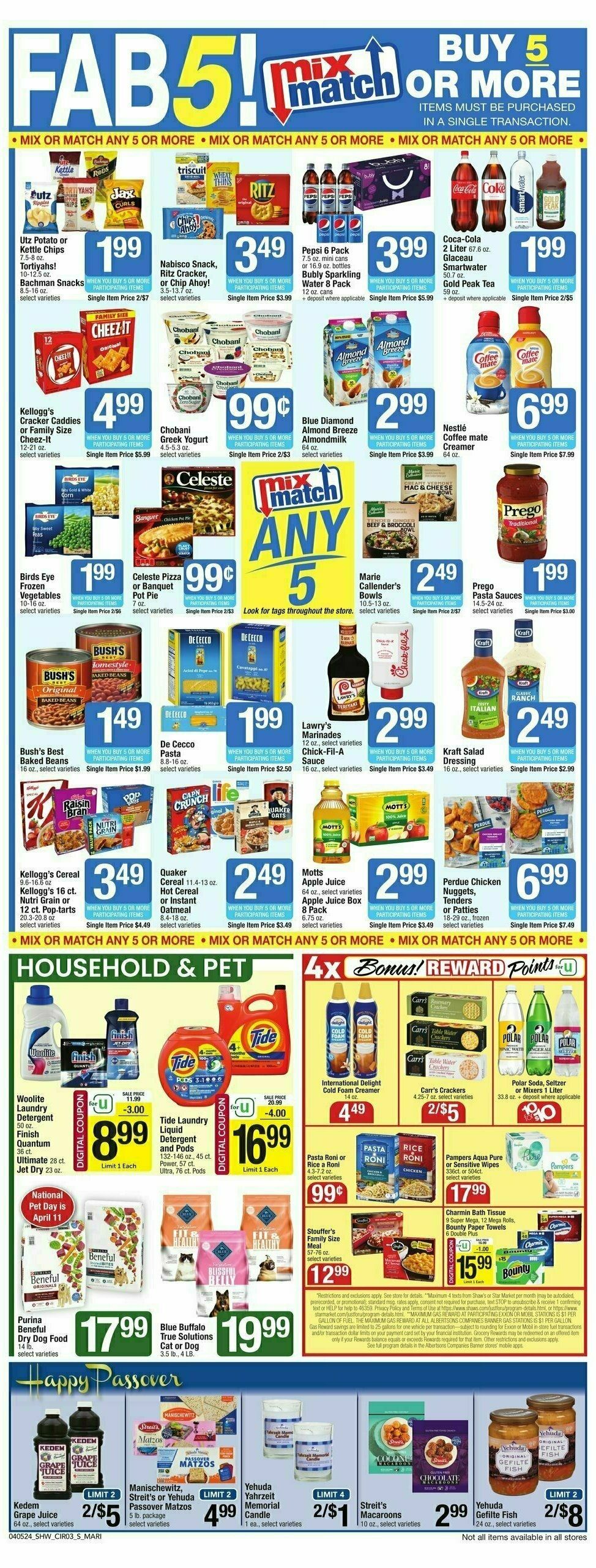 Shaw's Weekly Ad from April 5