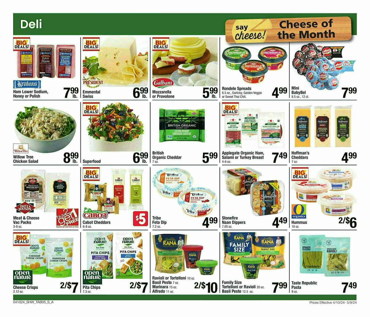 Shaw's Big Book of Savings Weekly Ad from April 10