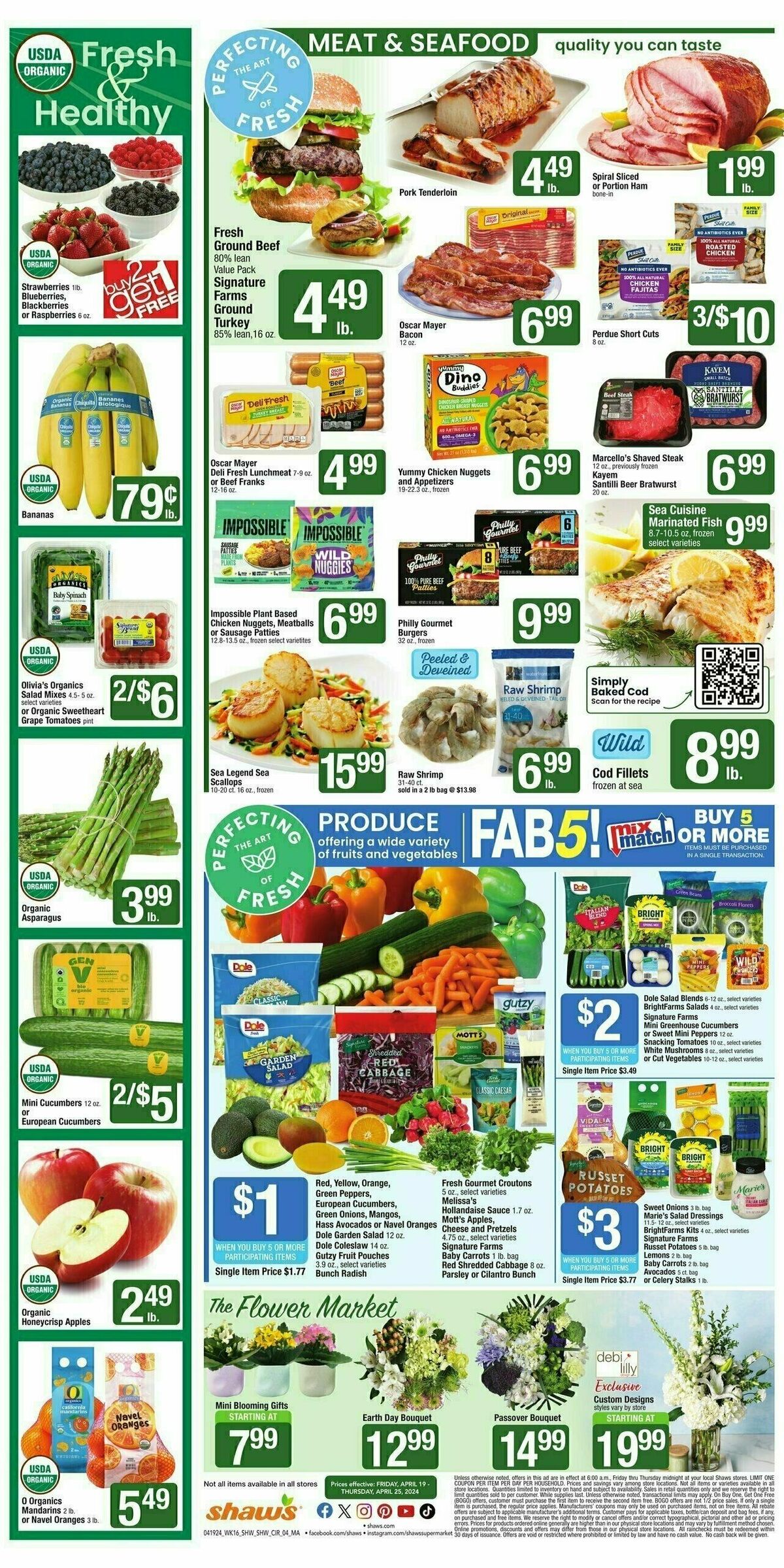 Shaw's Weekly Ad from April 19