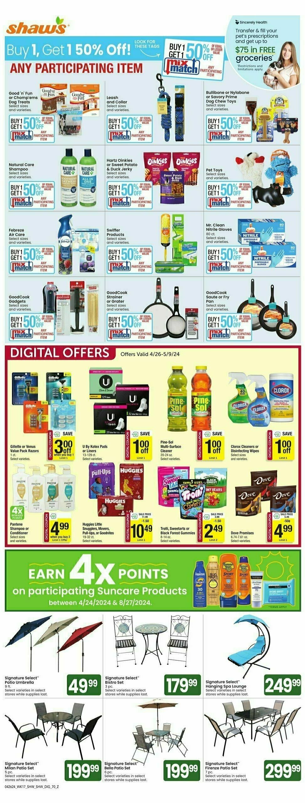 Shaw's Weekly Ad from April 26