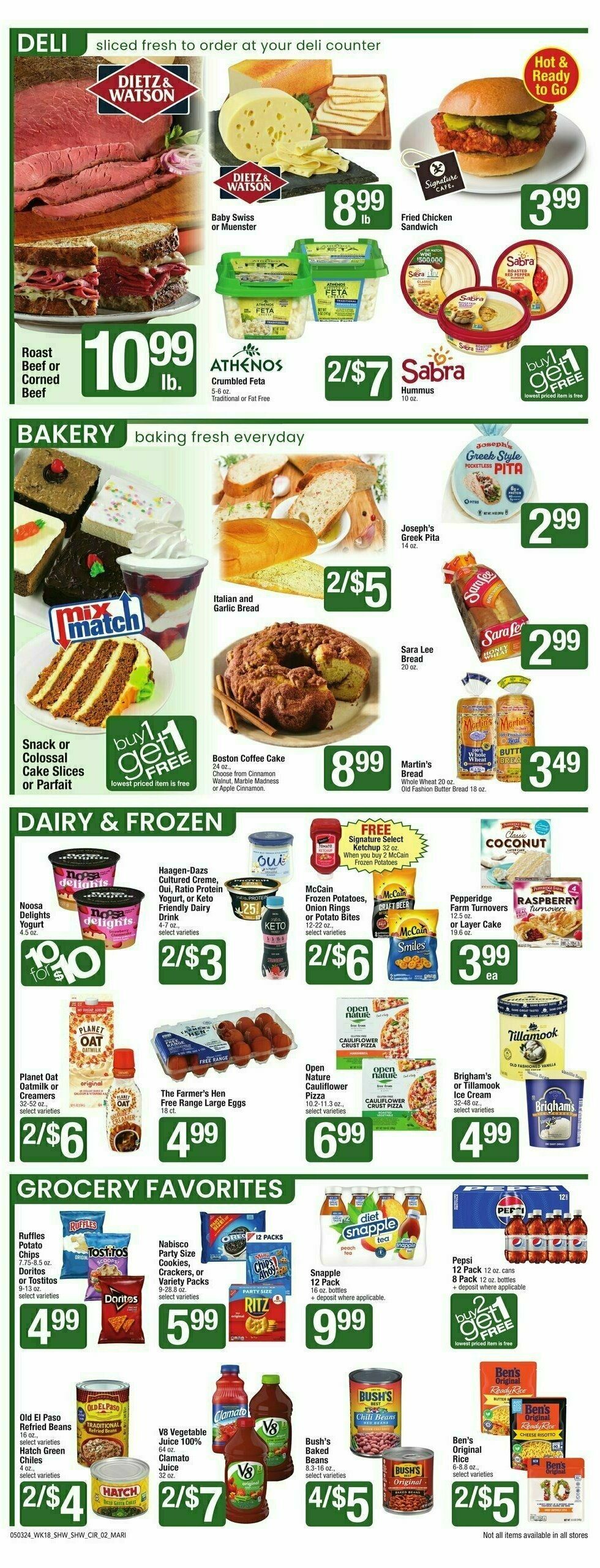 Shaw's Weekly Ad from May 3