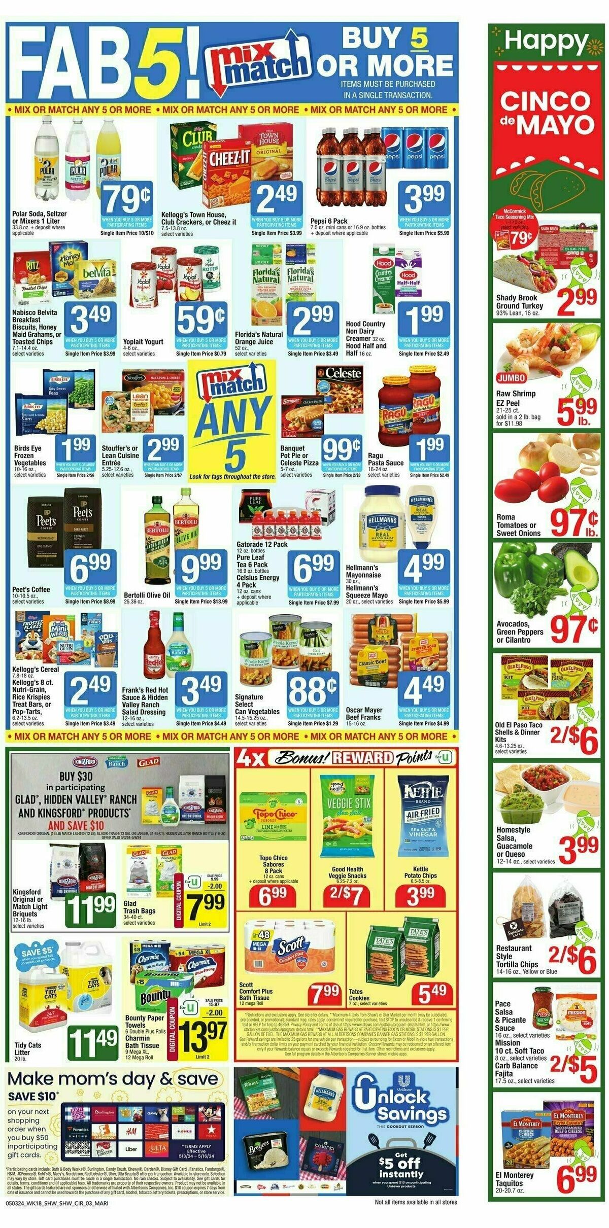 Shaw's Weekly Ad from May 3