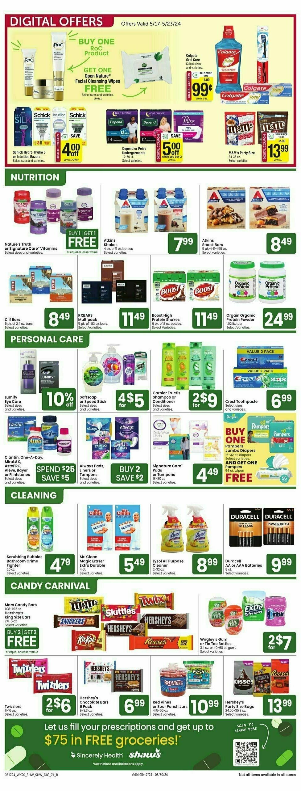 Shaw's Weekly Ad from May 17