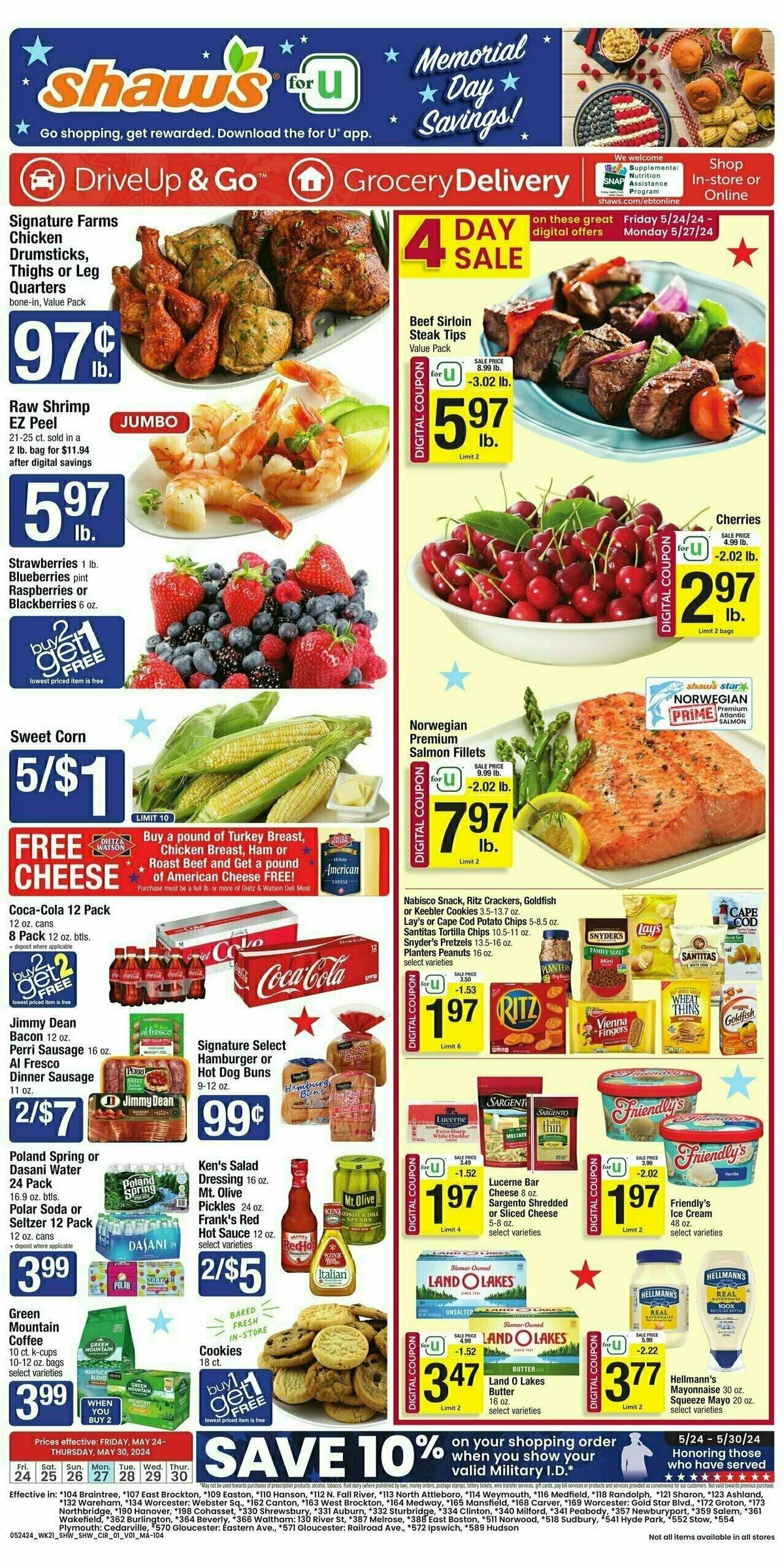 Shaw's Weekly Ad from May 24