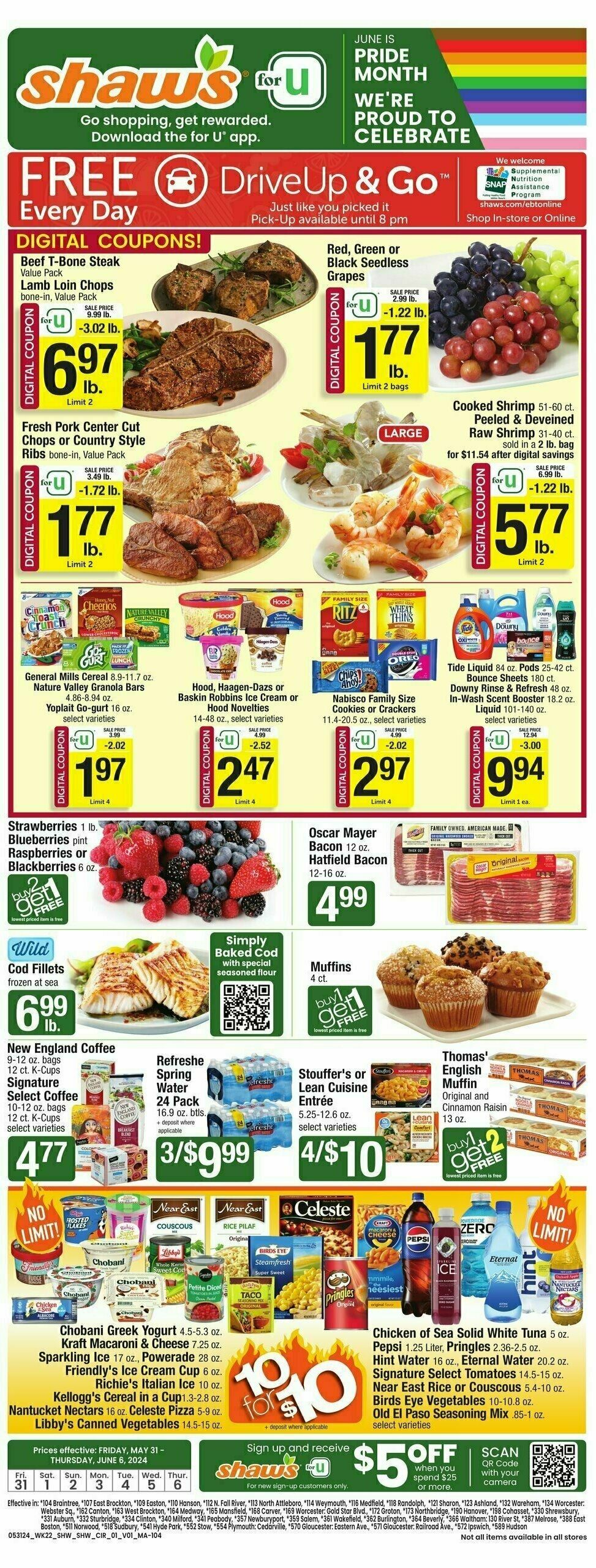 Shaw's Weekly Ad from May 31