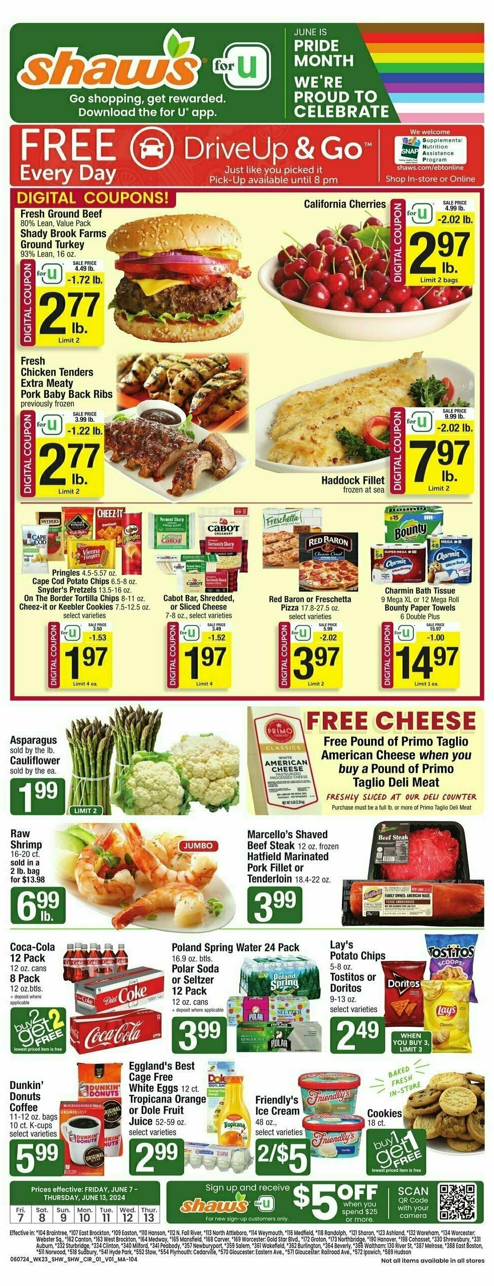 Shaw's Weekly Ad from June 7