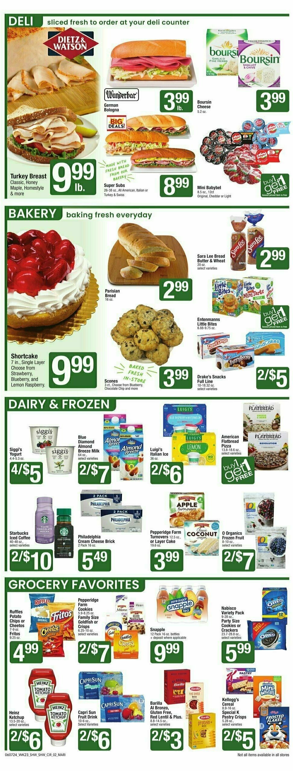 Shaw's Weekly Ad from June 7