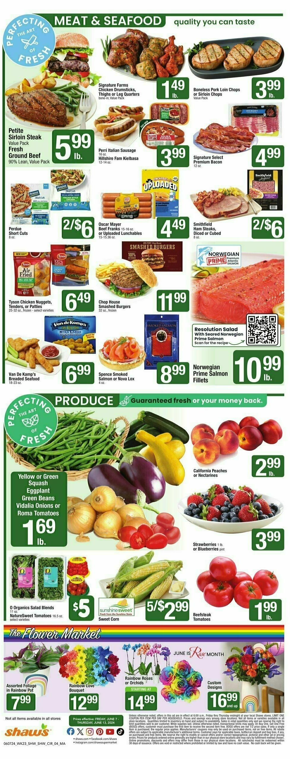 Shaw's Weekly Ad from June 7