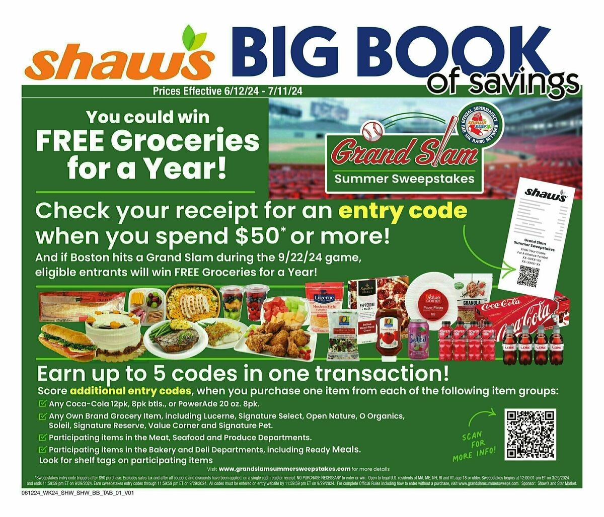 Shaw's Big Book of Savings Weekly Ad from June 12