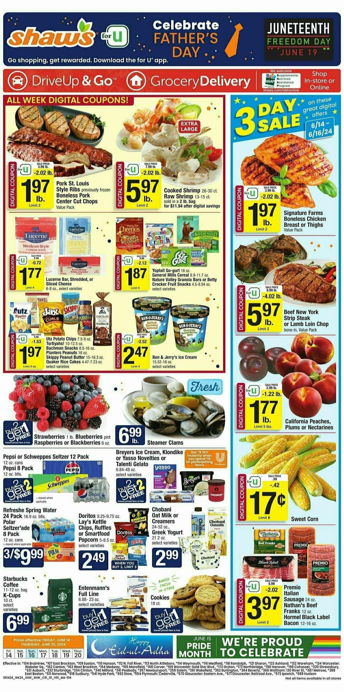 Shaw's Weekly Ad from June 14