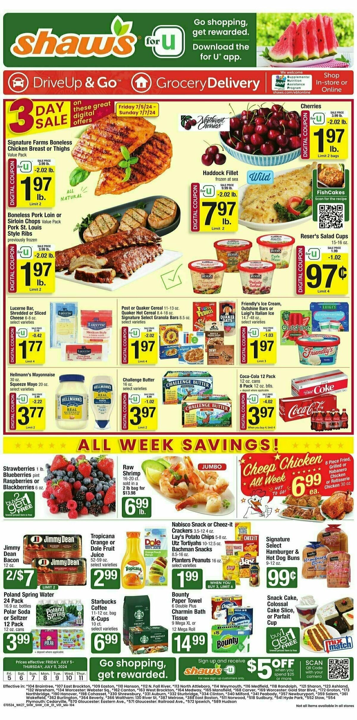Shaw's Weekly Ad from July 5