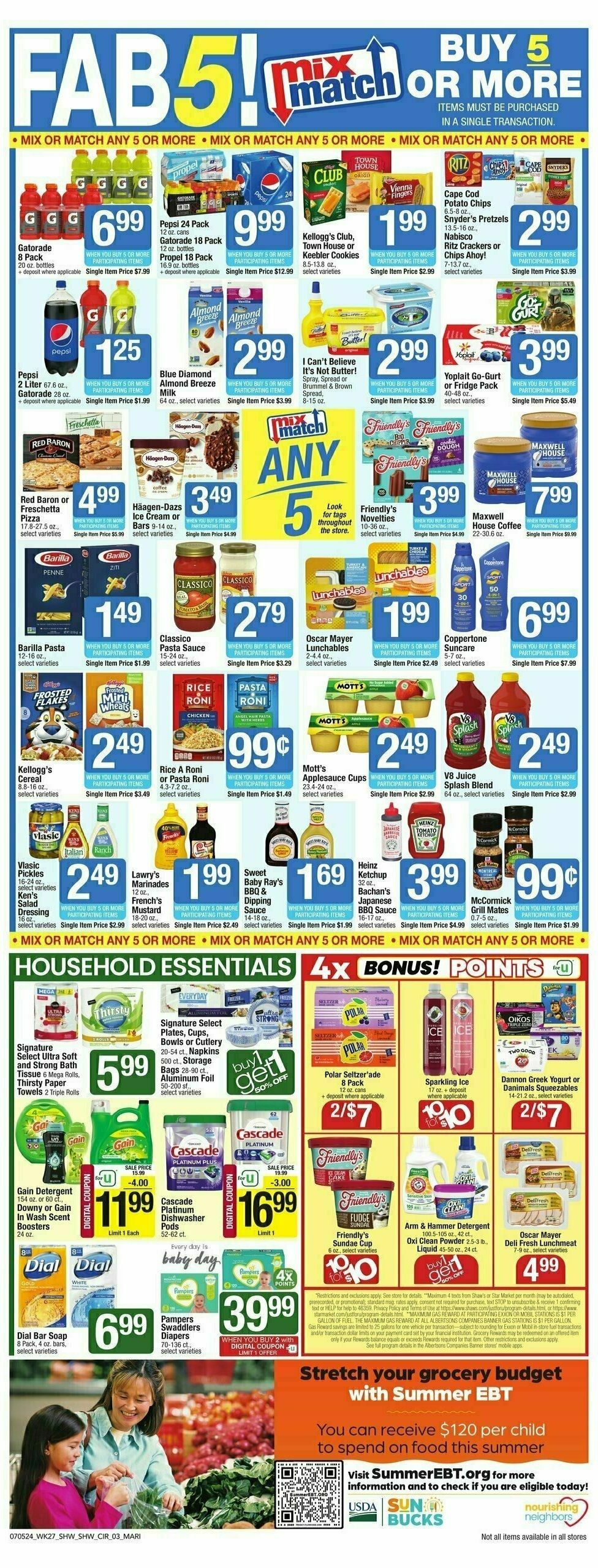 Shaw's Weekly Ad from July 5