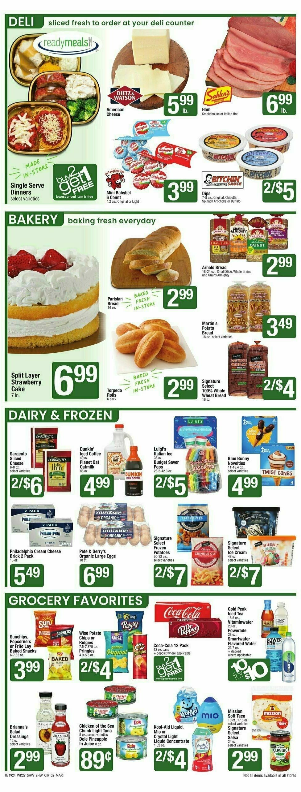 Shaw's Weekly Ad from July 19