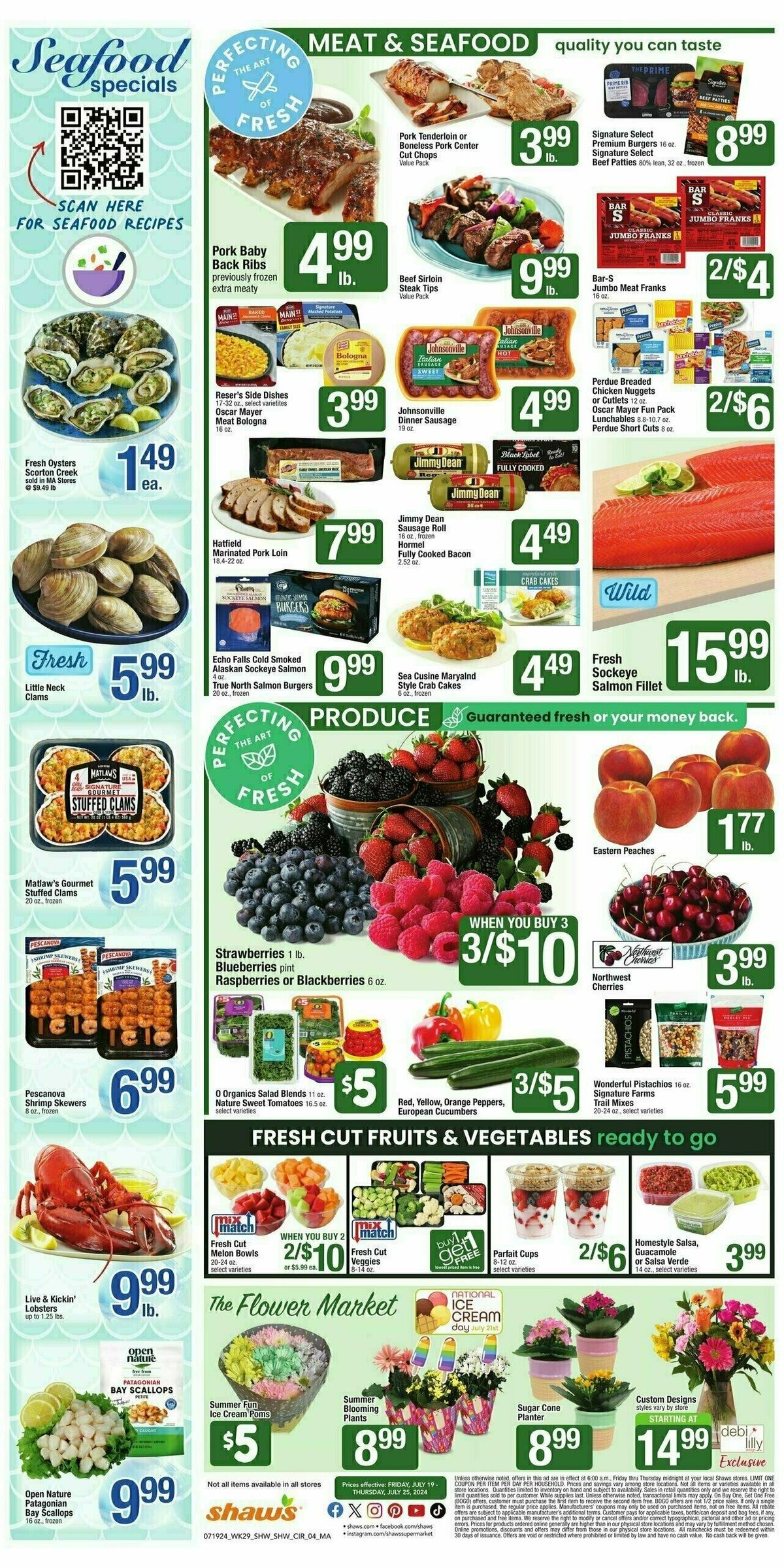 Shaw's Weekly Ad from July 19