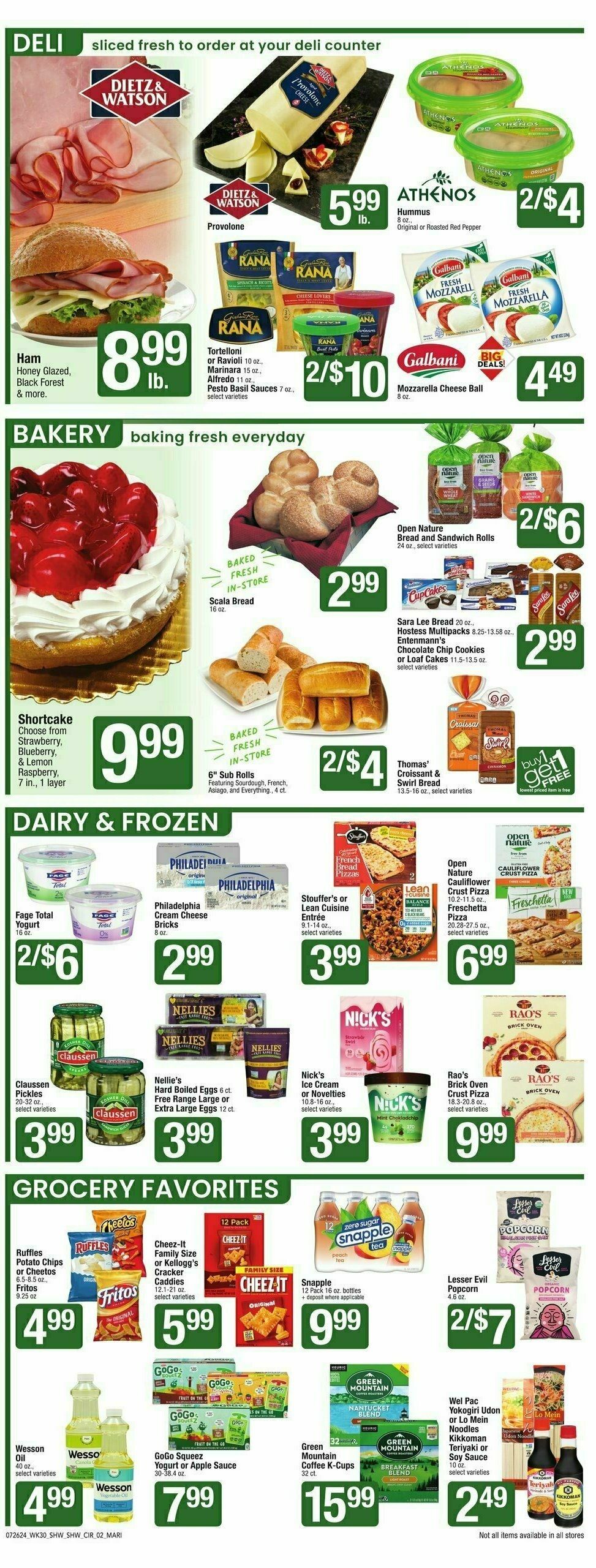 Shaw's Weekly Ad from July 26