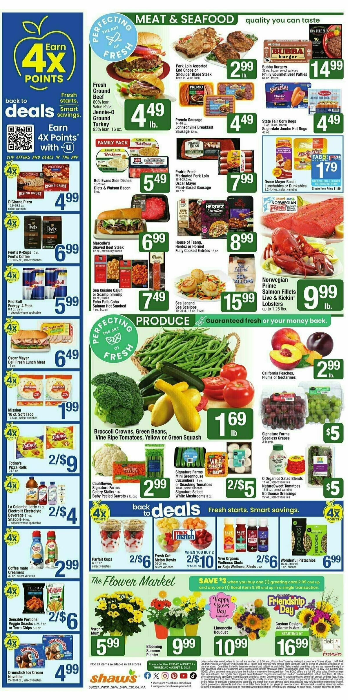 Shaw's Weekly Ad from August 2