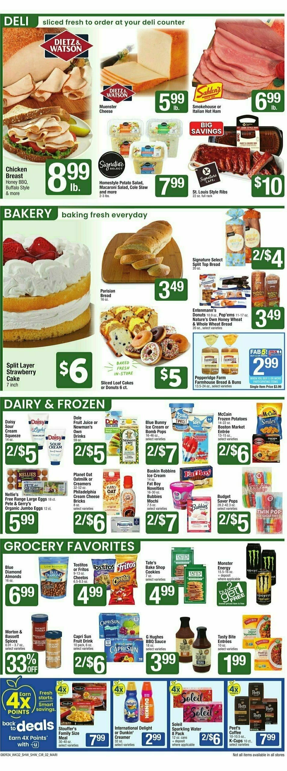 Shaw's Weekly Ad from August 9