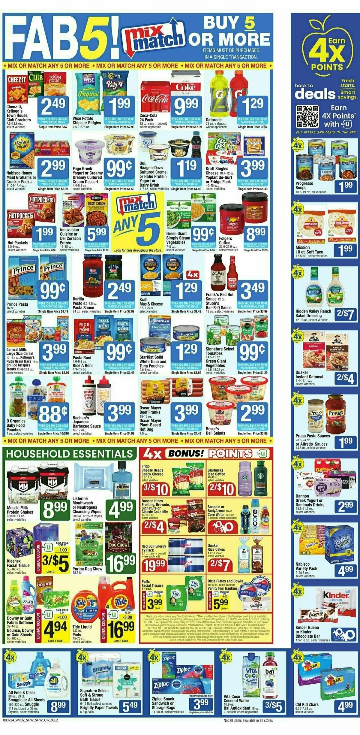 Shaw's Weekly Ad from August 9