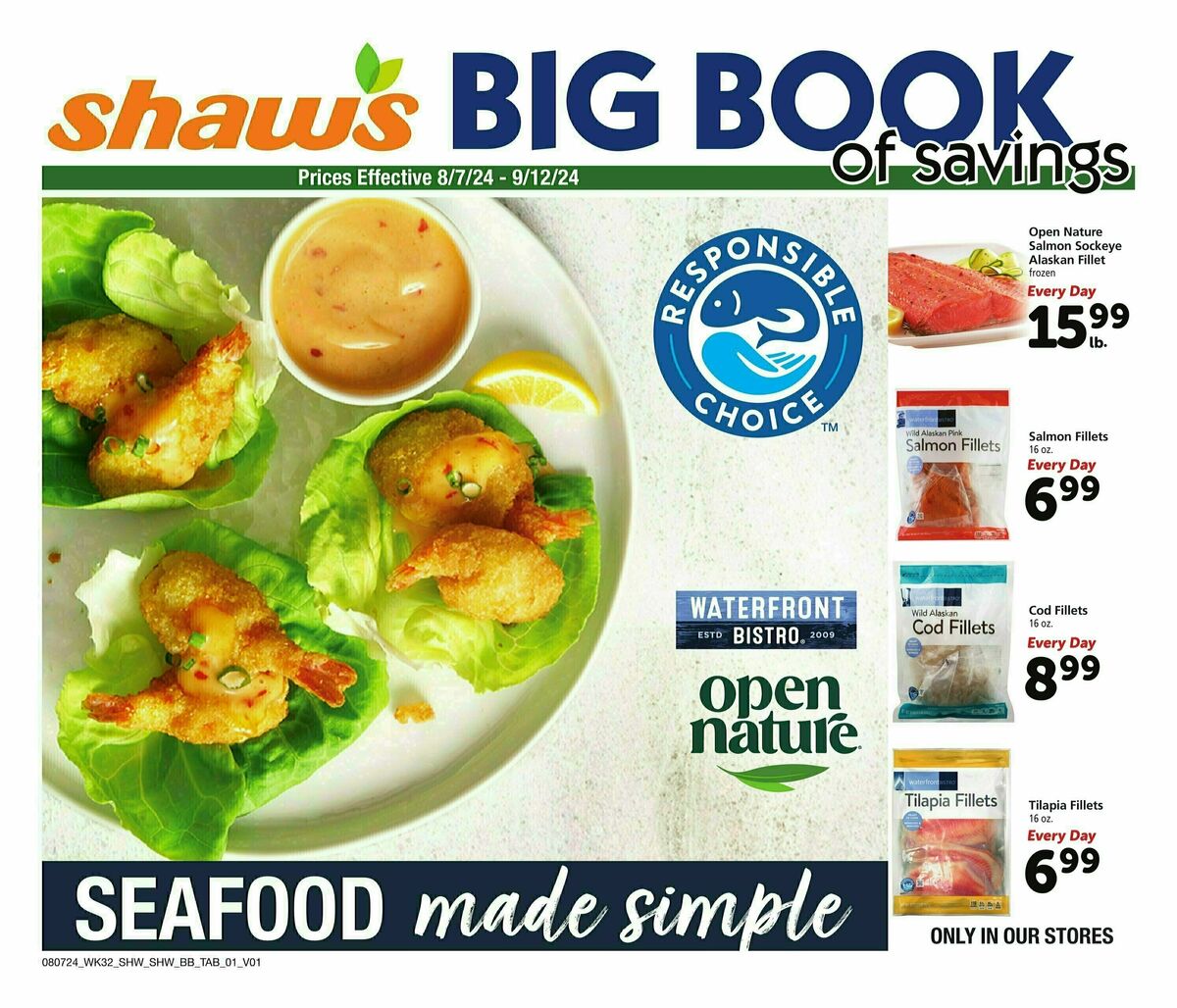 Shaw's Big Book of Savings Weekly Ad from August 7