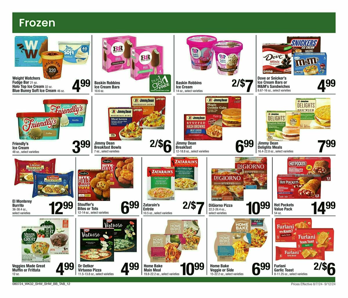 Shaw's Big Book of Savings Weekly Ad from August 7