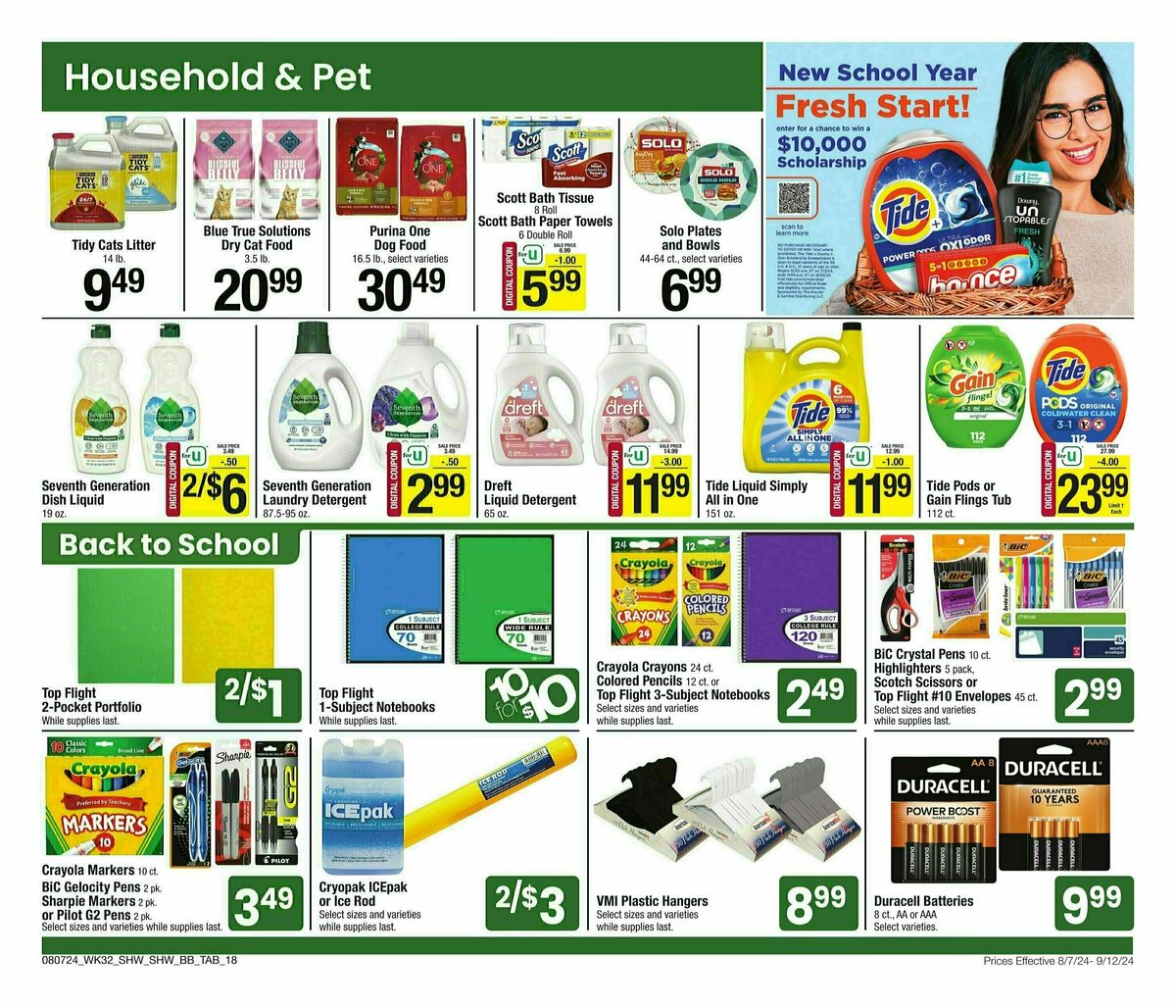 Shaw's Big Book of Savings Weekly Ad from August 7