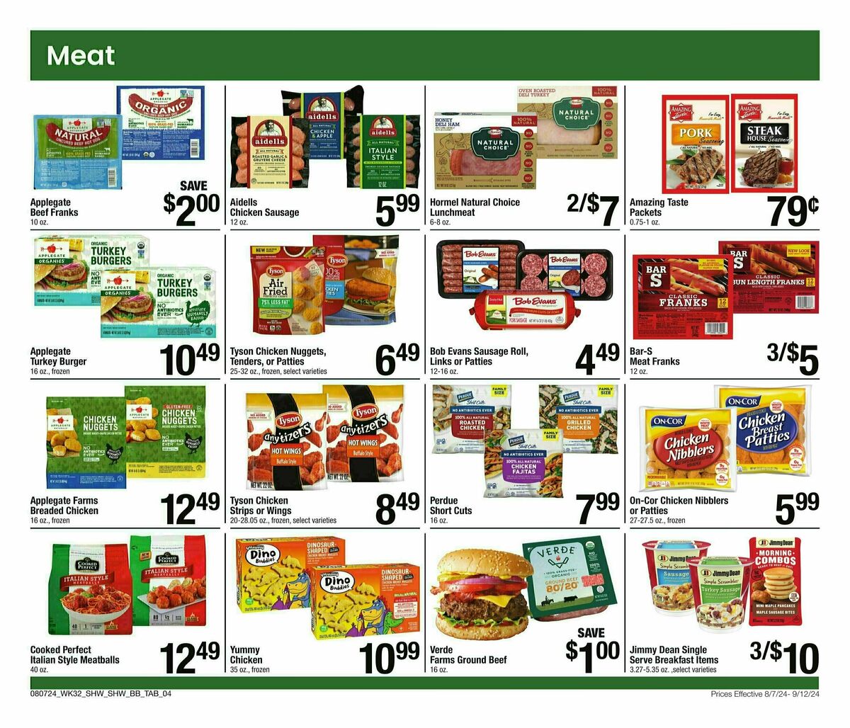 Shaw's Big Book of Savings Weekly Ad from August 7