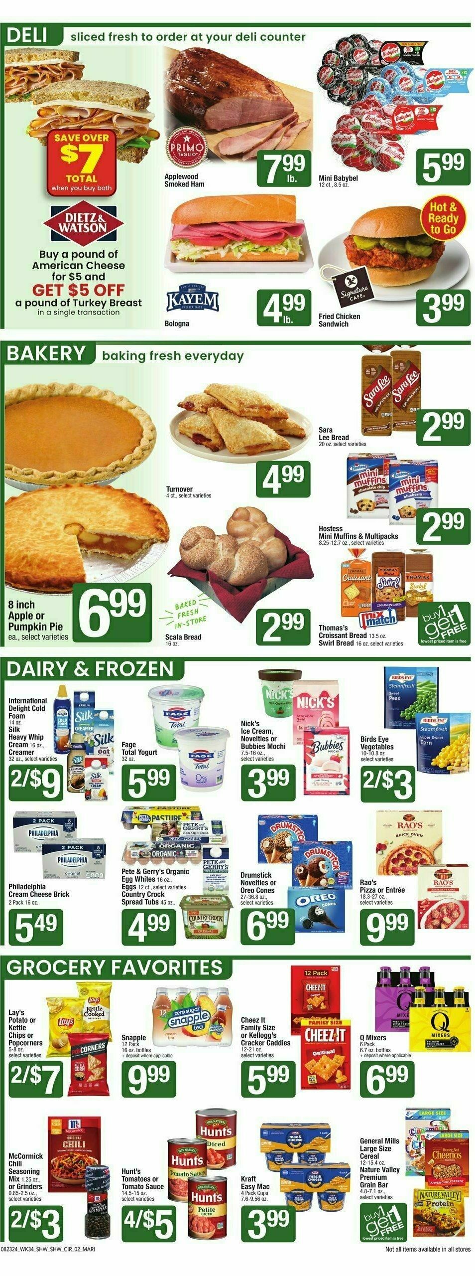 Shaw's Weekly Ad from August 23