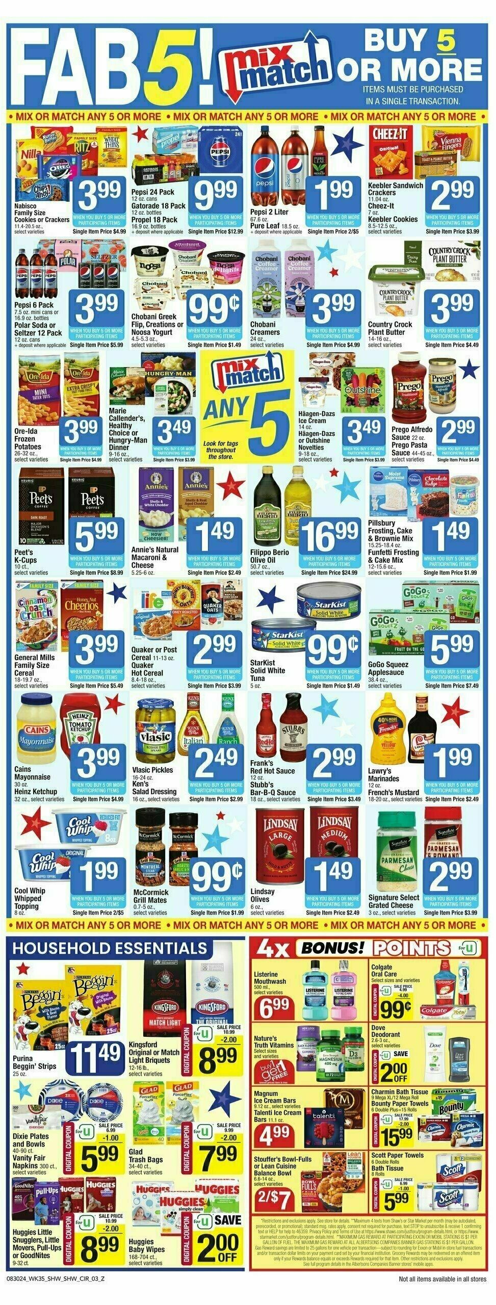 Shaw's Weekly Ad from August 30