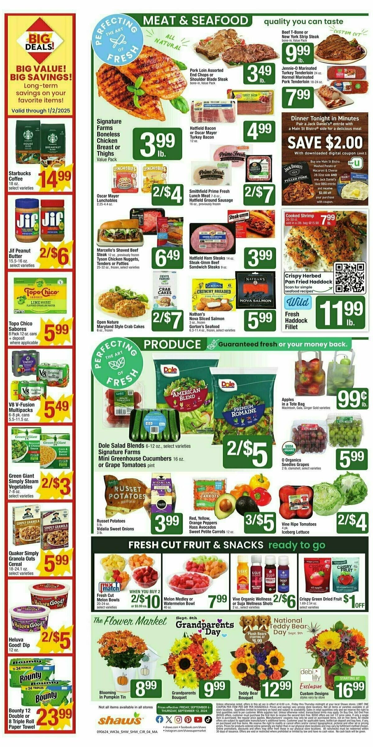 Shaw's Weekly Ad from September 6