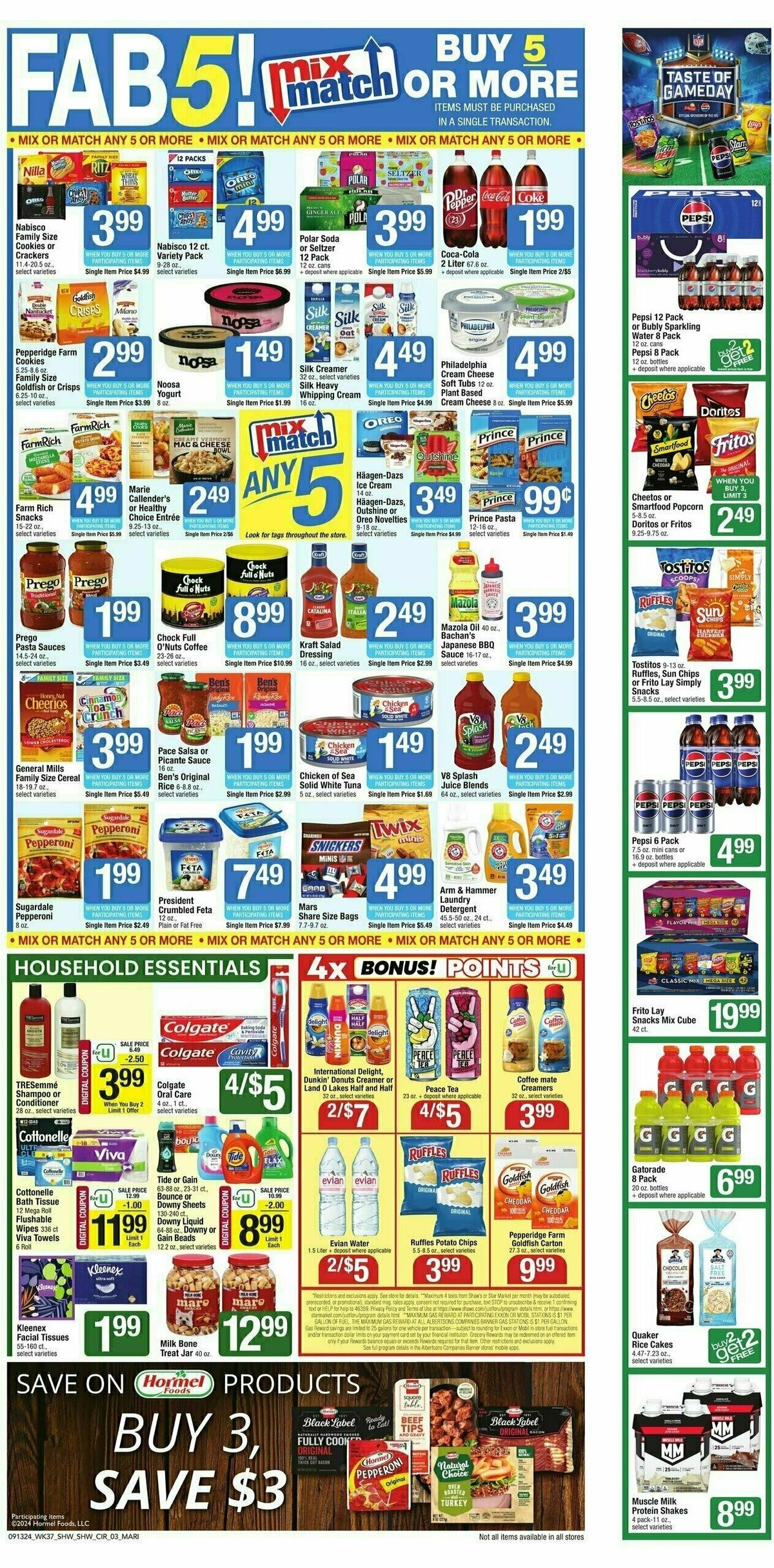 Shaw's Weekly Ad from September 13