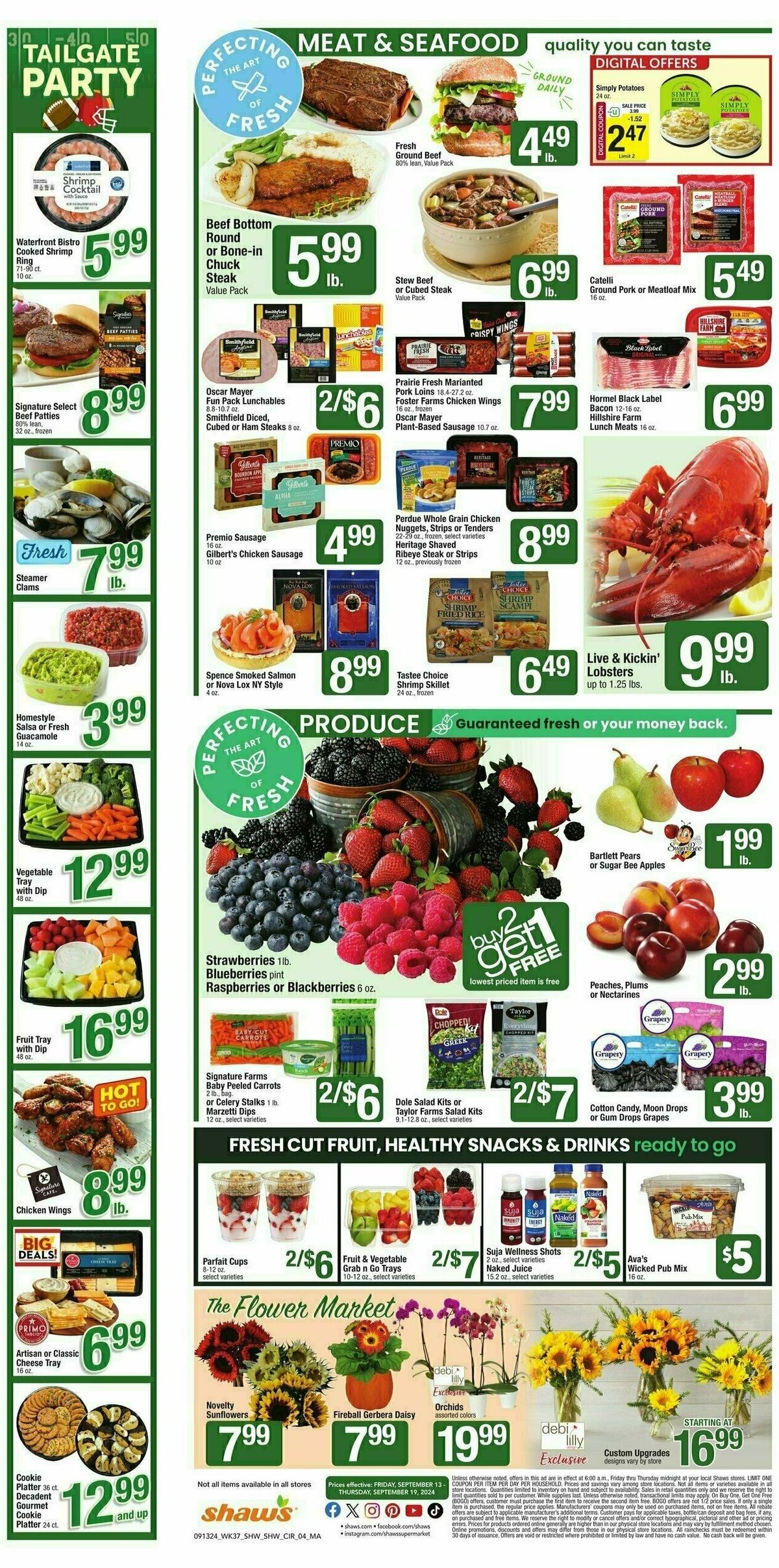 Shaw's Weekly Ad from September 13