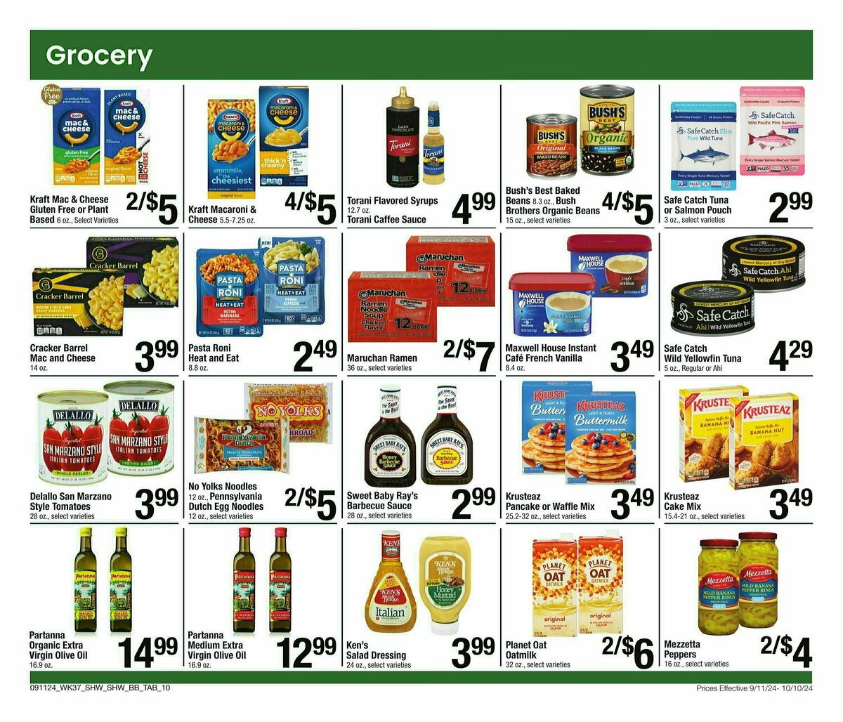 Shaw's Big Book of Savings Weekly Ad from September 11