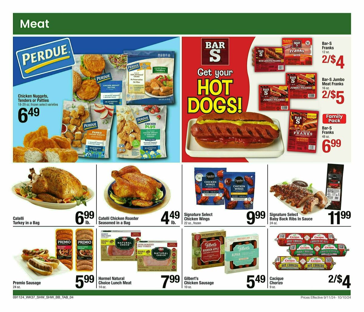 Shaw's Big Book of Savings Weekly Ad from September 11