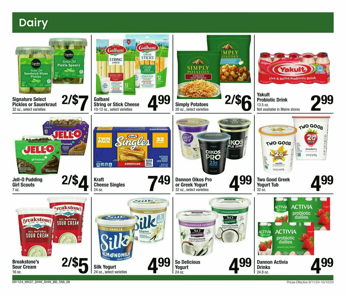 Shaw's Big Book of Savings Weekly Ad from September 11