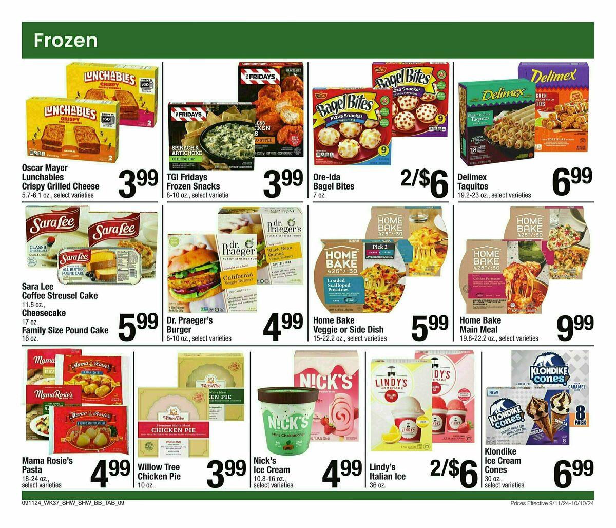 Shaw's Big Book of Savings Weekly Ad from September 11