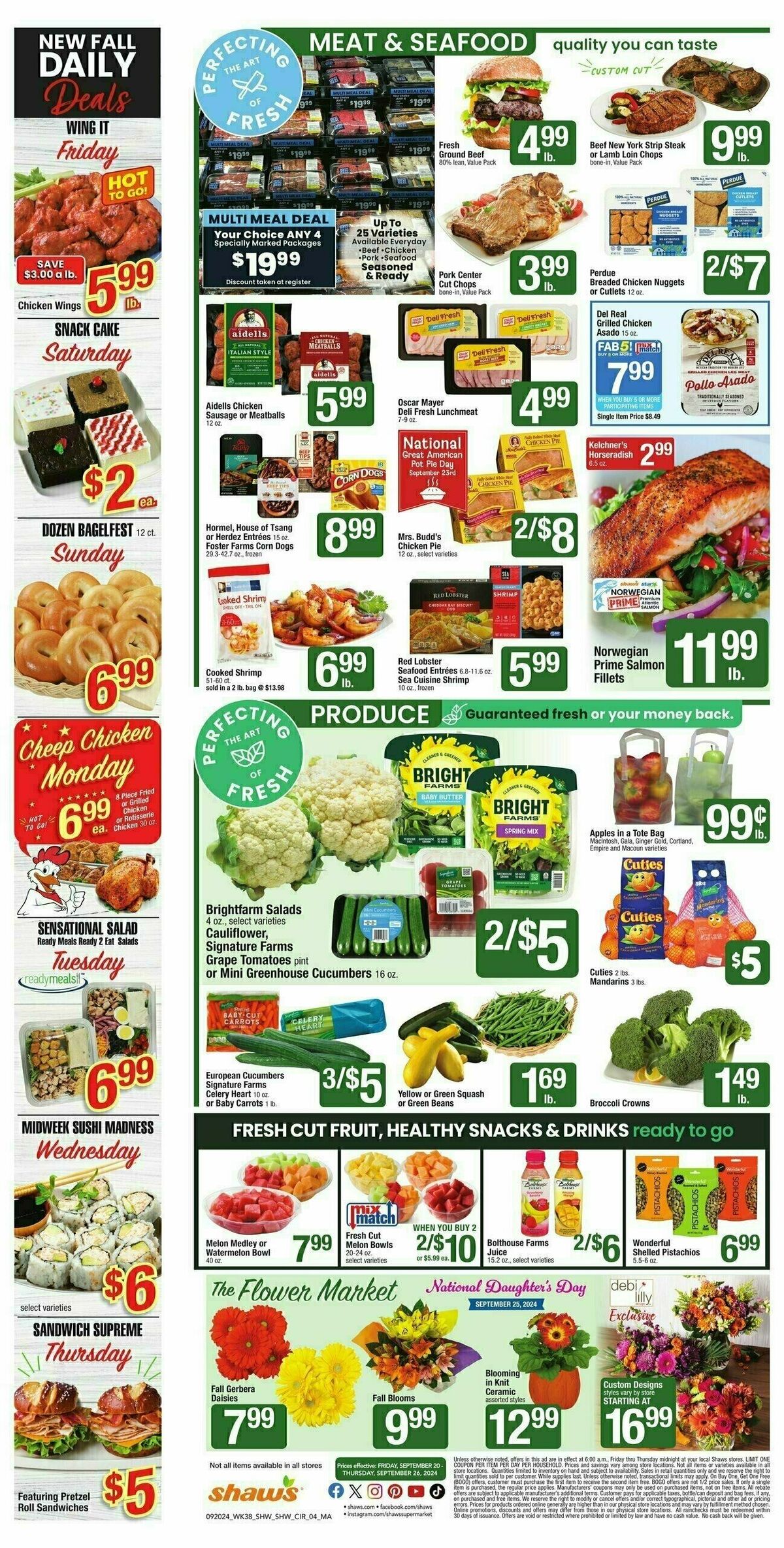 Shaw's Weekly Ad from September 20