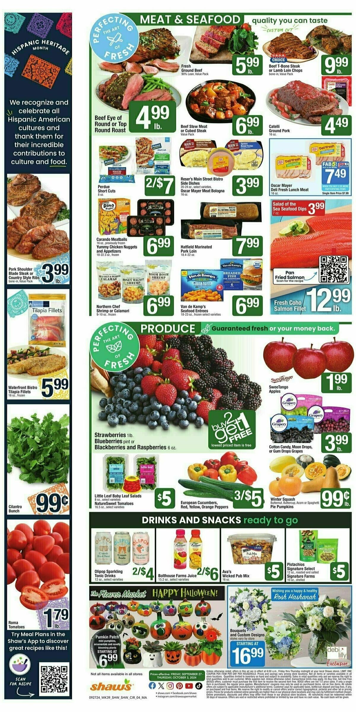 Shaw's Weekly Ad from September 27