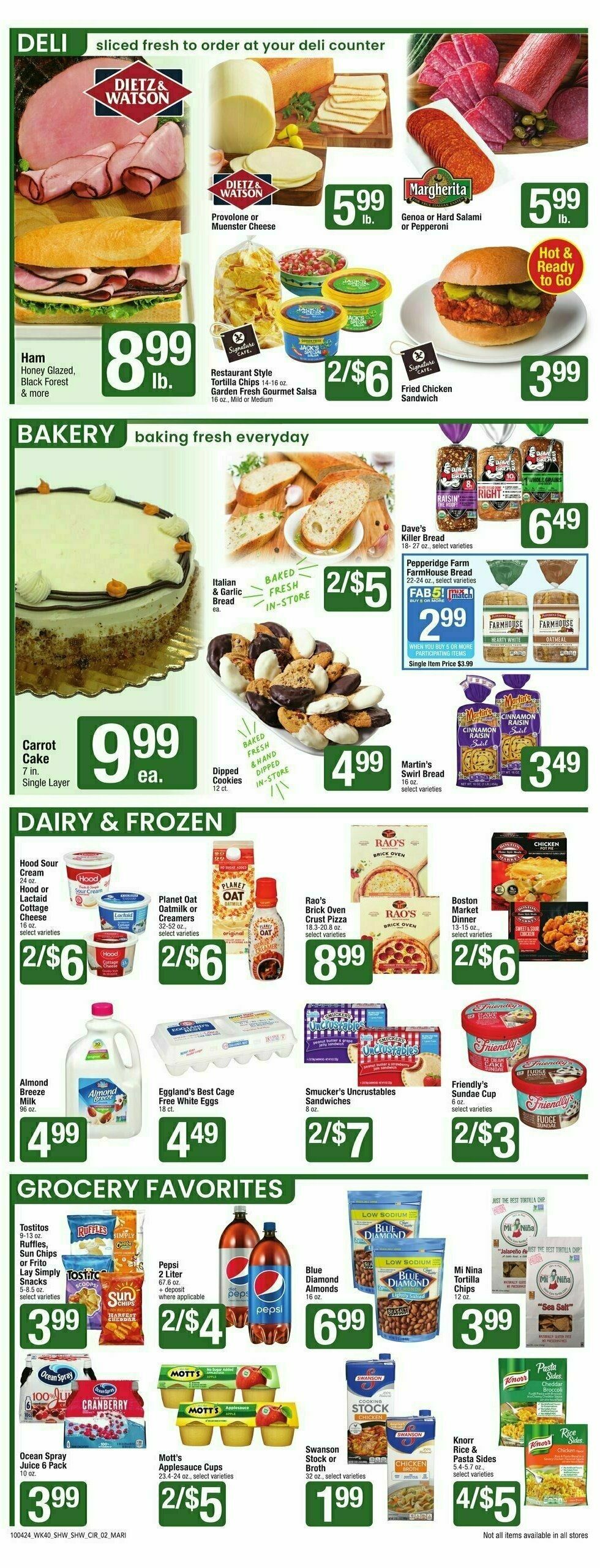 Shaw's Weekly Ad from October 4