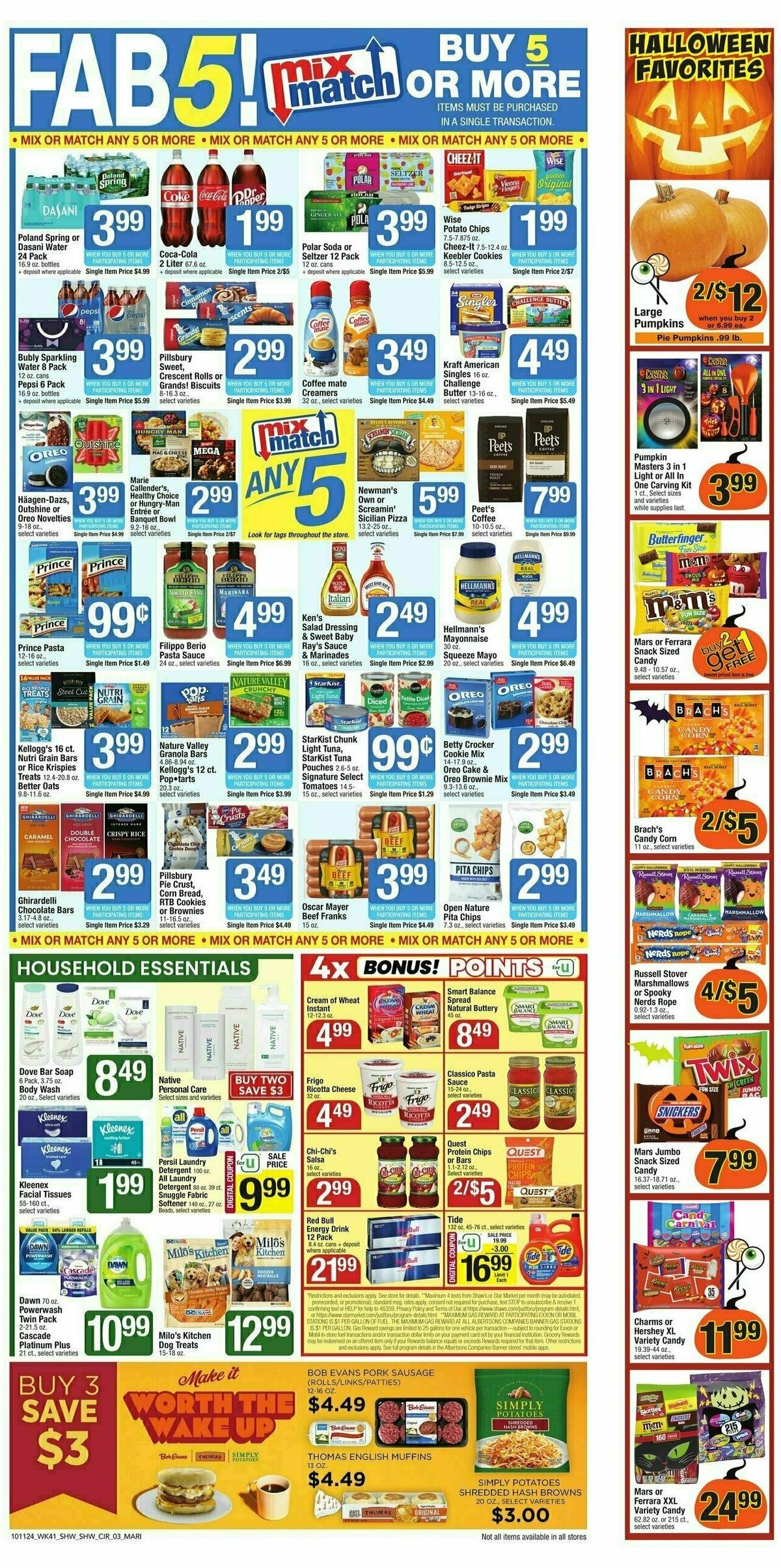 Shaw's Weekly Ad from October 11