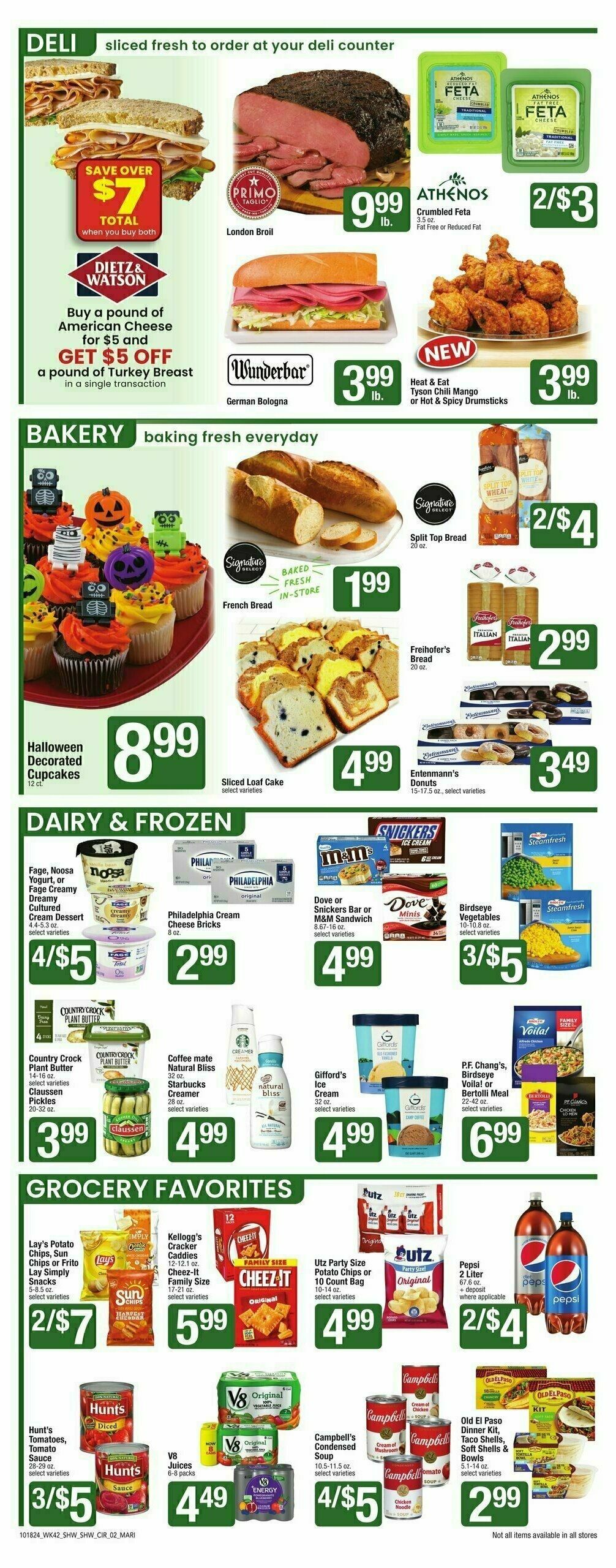 Shaw's Weekly Ad from October 18