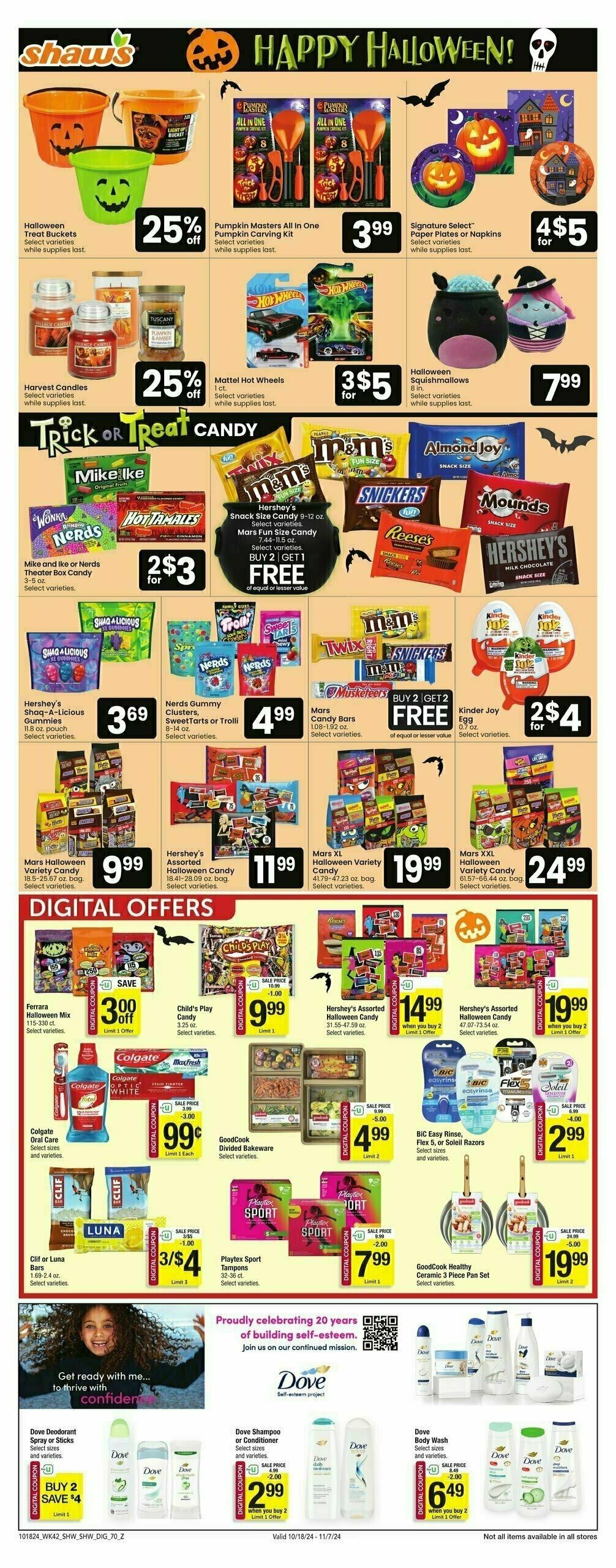 Shaw's Weekly Ad from October 18