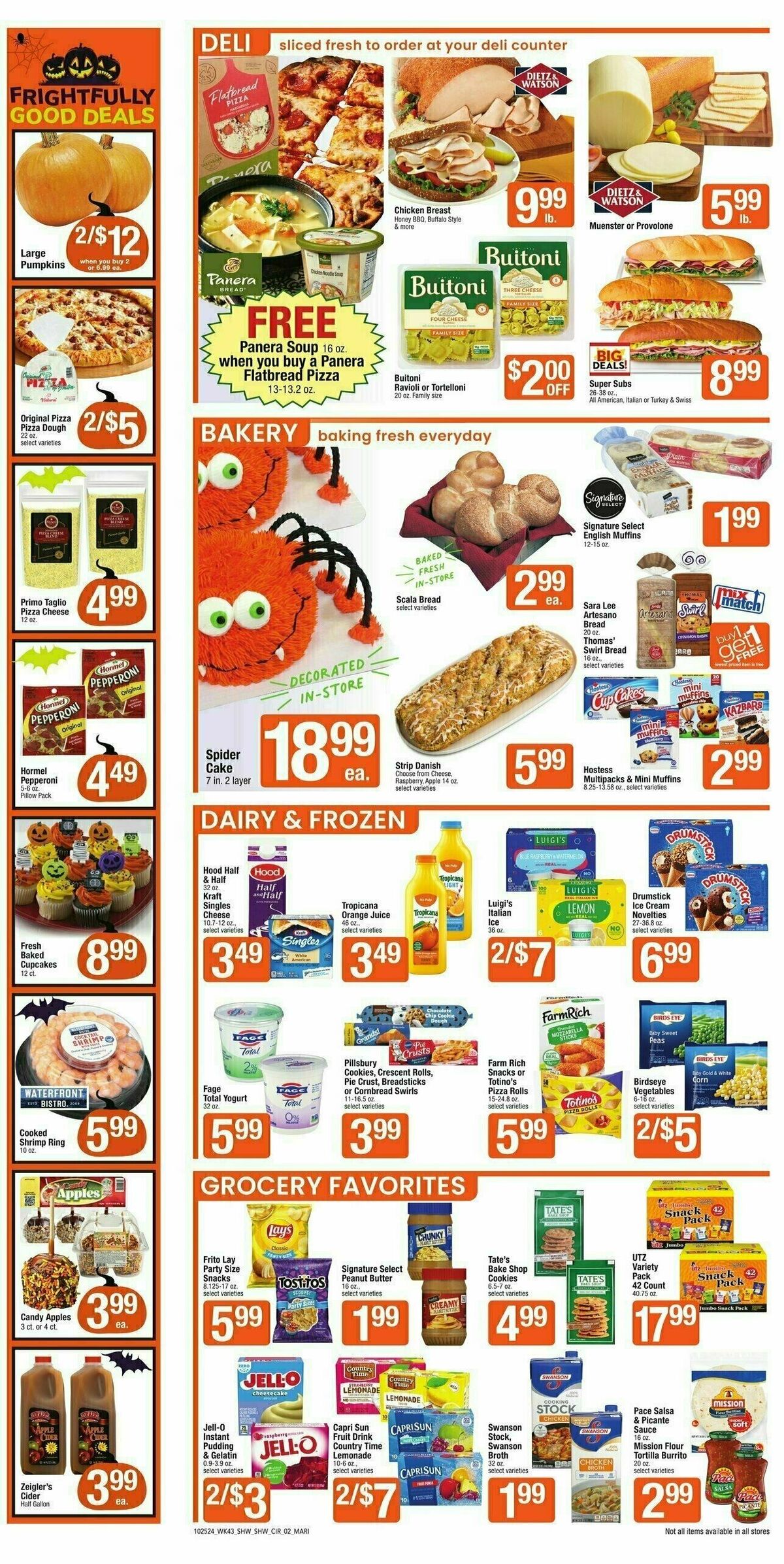 Shaw's Weekly Ad from October 25