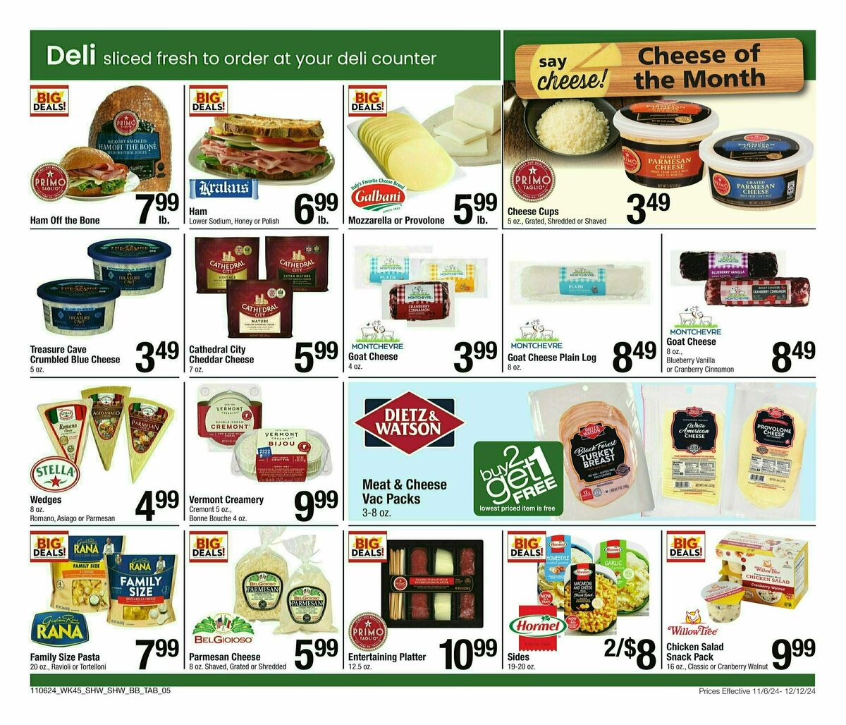 Shaw's Big Book of Savings Weekly Ad from November 6