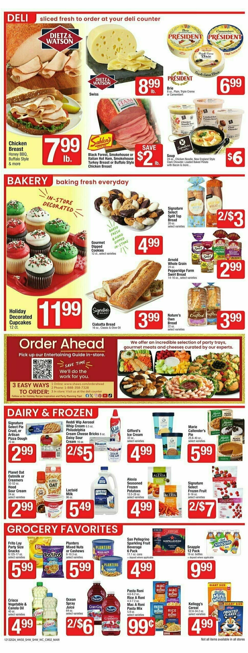 Shaw's Weekly Ad from December 13